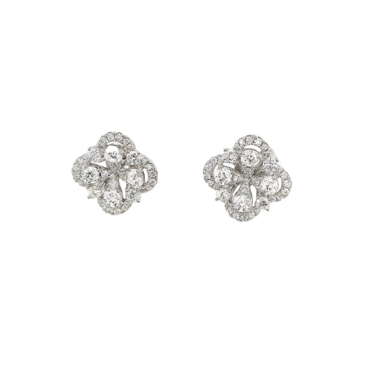 18k Diamond Earrings