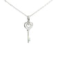 18k Diamond Pendant - Key