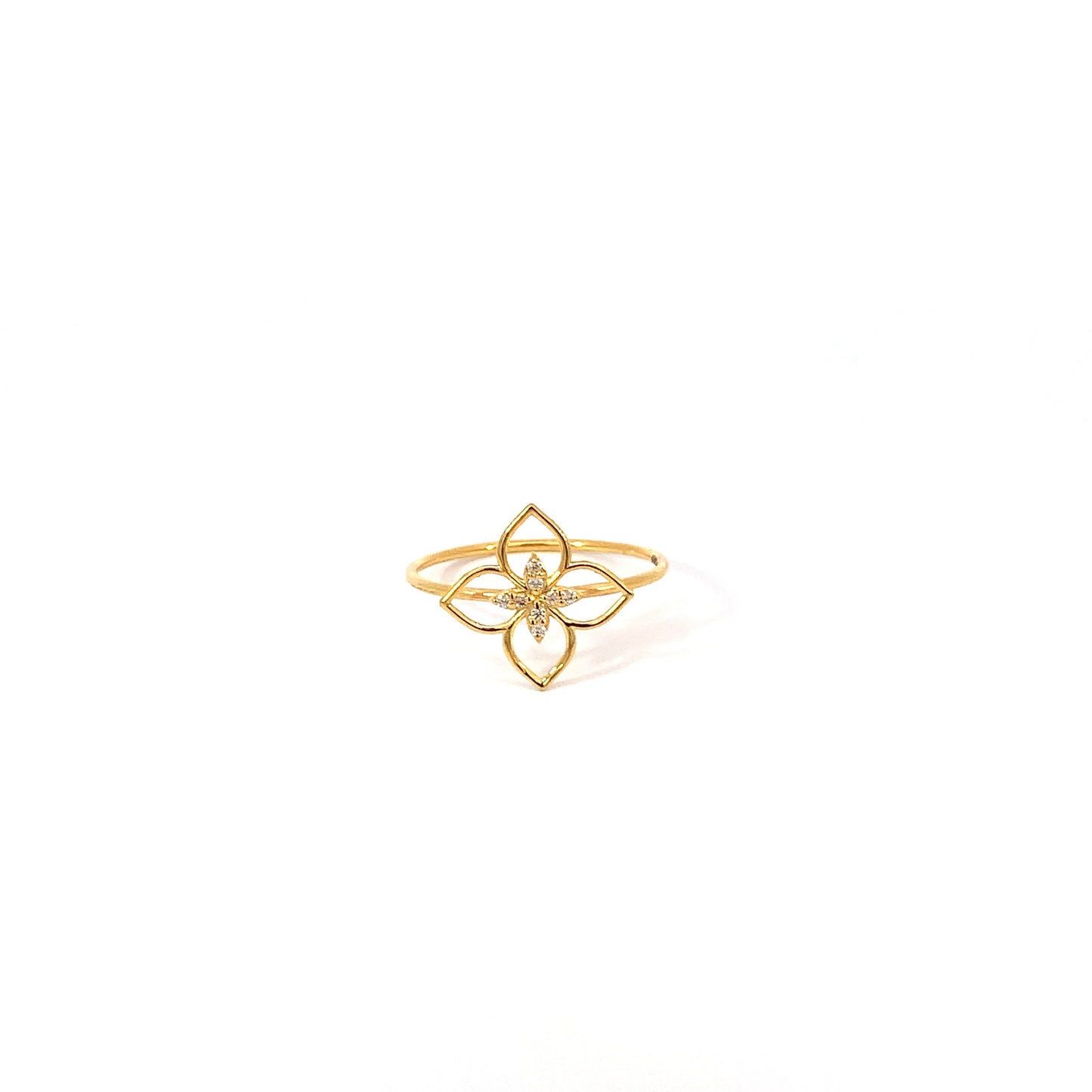 21K Ring - Flower (small)